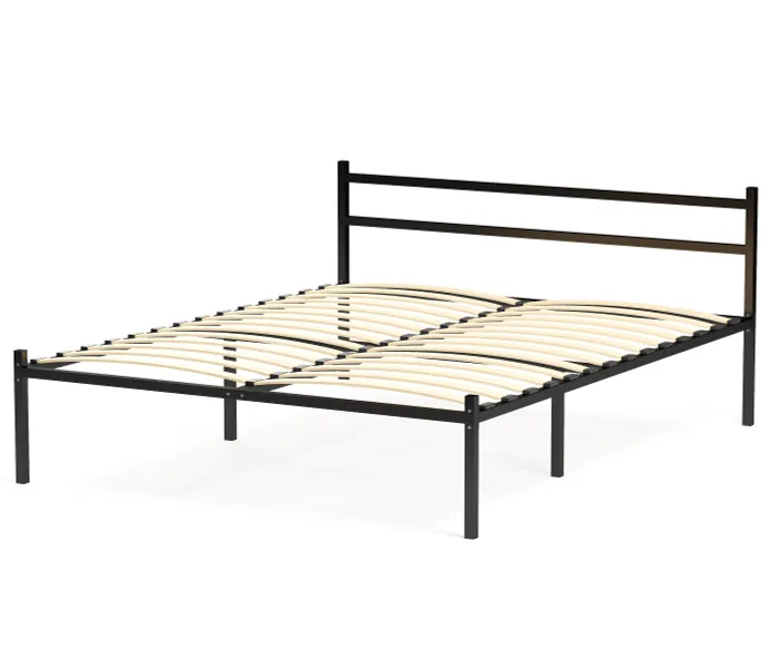 Double bed with orthopedic base