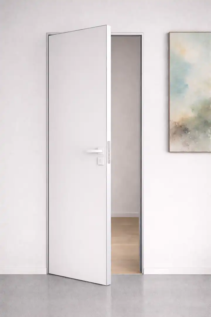დამალული კარებიInvisible Door White 1