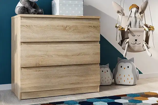 Belarusian chest of drawers CASTOR 3 Sonoma