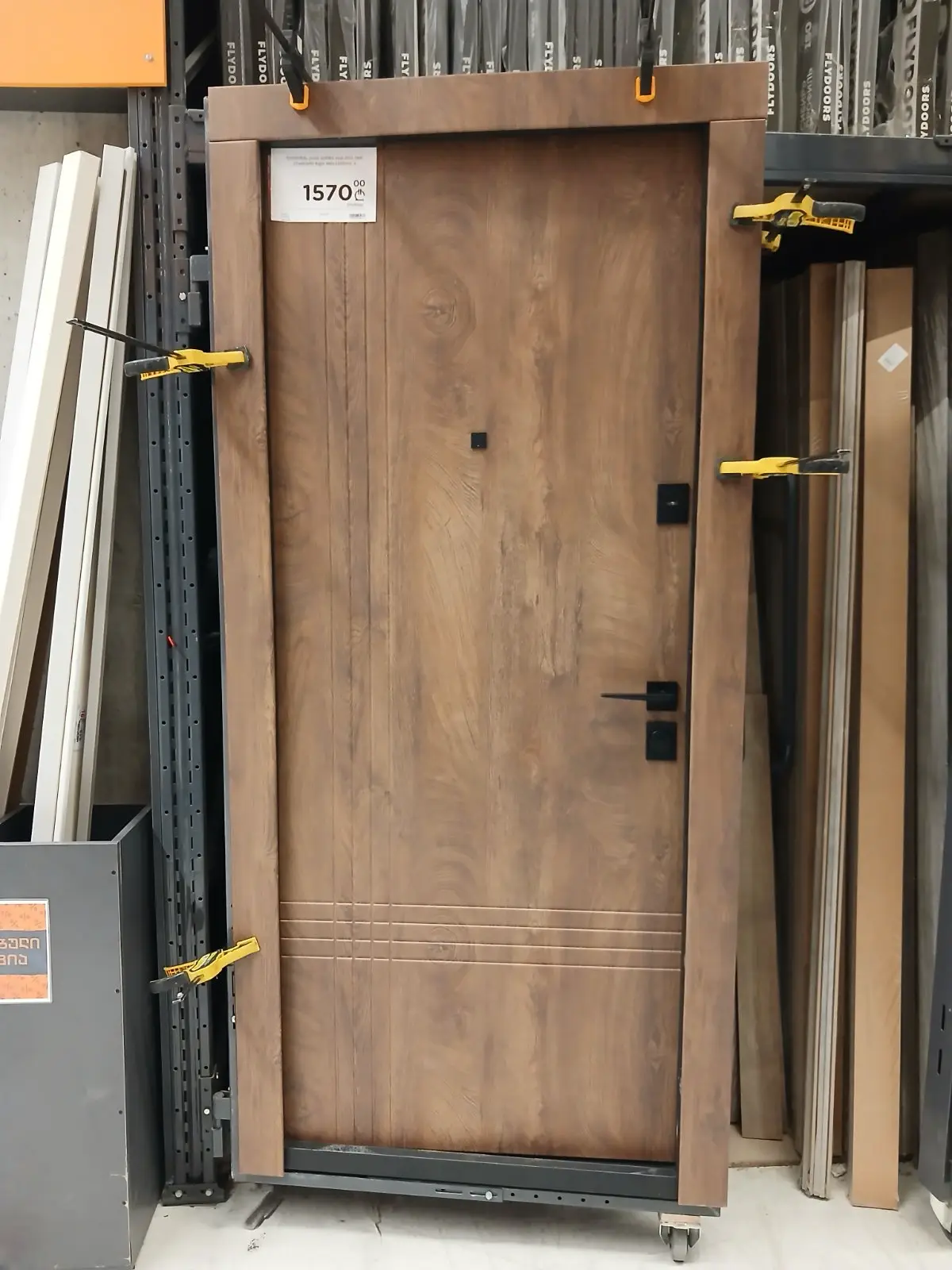 შესასვლელი კარი STANDARD 007 WOOD 98×220×10 - Image 4